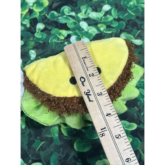 Taco Embroidered Smiley Face Foodie Plush Stuffed Animal Toy 7” Taco Tuesday Toy - Picture 11 of 13